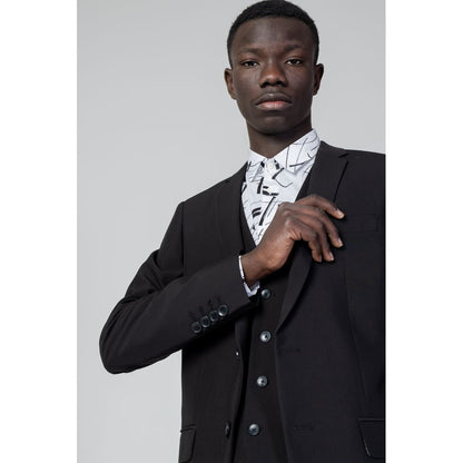 Antony Morato Black Polyester Blazer - BONNIE SLIM FIT MMJS00018-FA600255