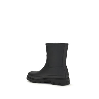 Hunter Black Rubber Rain Boots - Downpour Rubber Boots