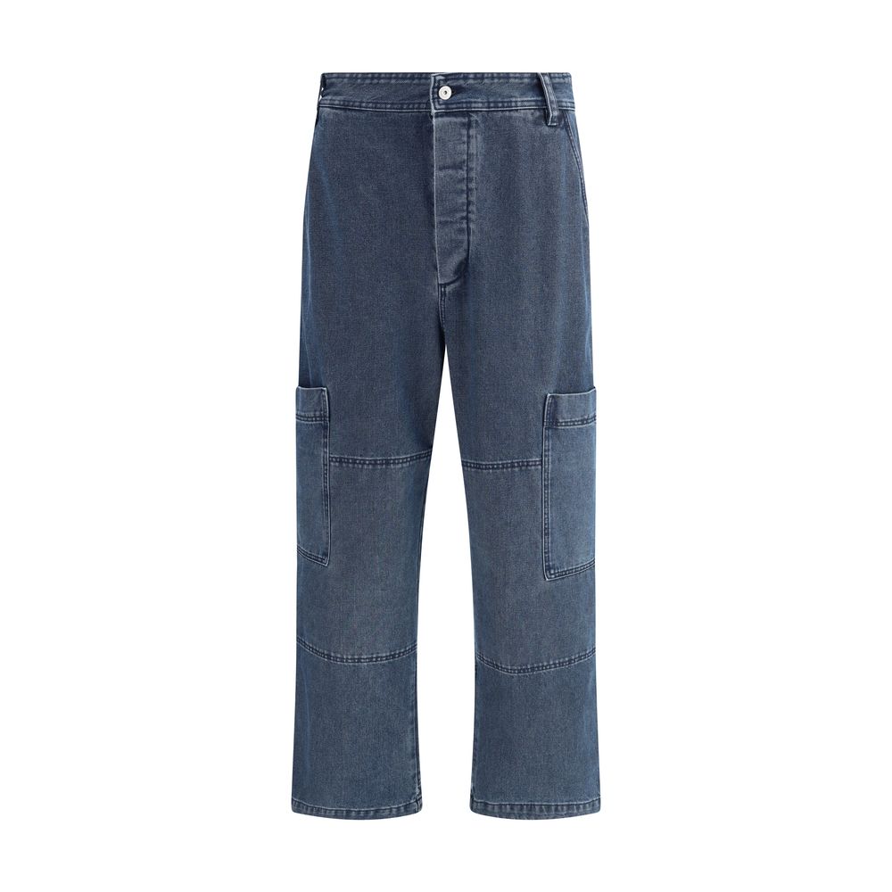 Jacquemus Le Cargo De-Nîmes Carré Jeans - Blue Cotton Denim