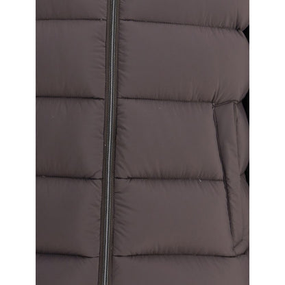 Herno Brown Hooded Padded Jacket