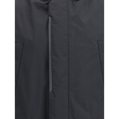 Herno Black Polyester Parka Coat