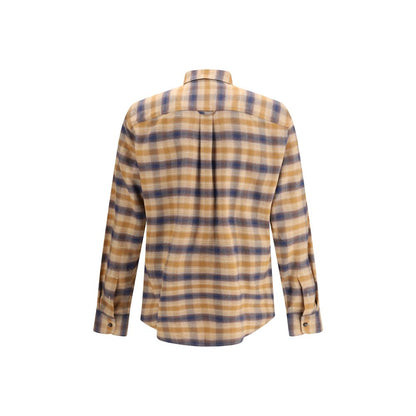 Brioni Multicolor Denim Shirt