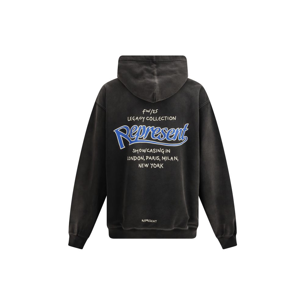 Represent Black Showcasing Print Hoodie