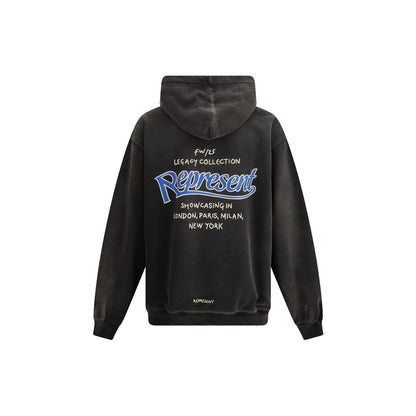 Represent Black Showcasing Print Hoodie