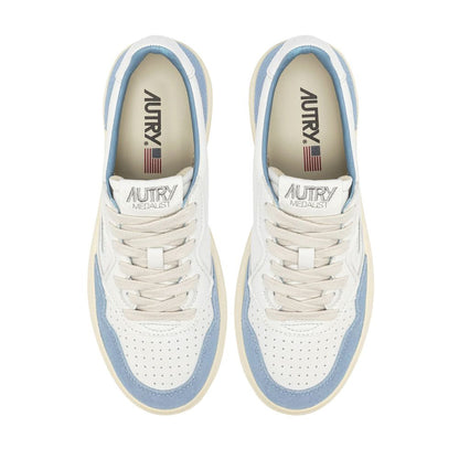 Autry White Leather Low Top Sneakers for Women