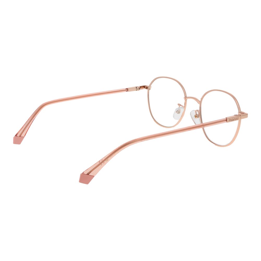 Polaroid Unisex Rose Gold Metal Optical Glasses