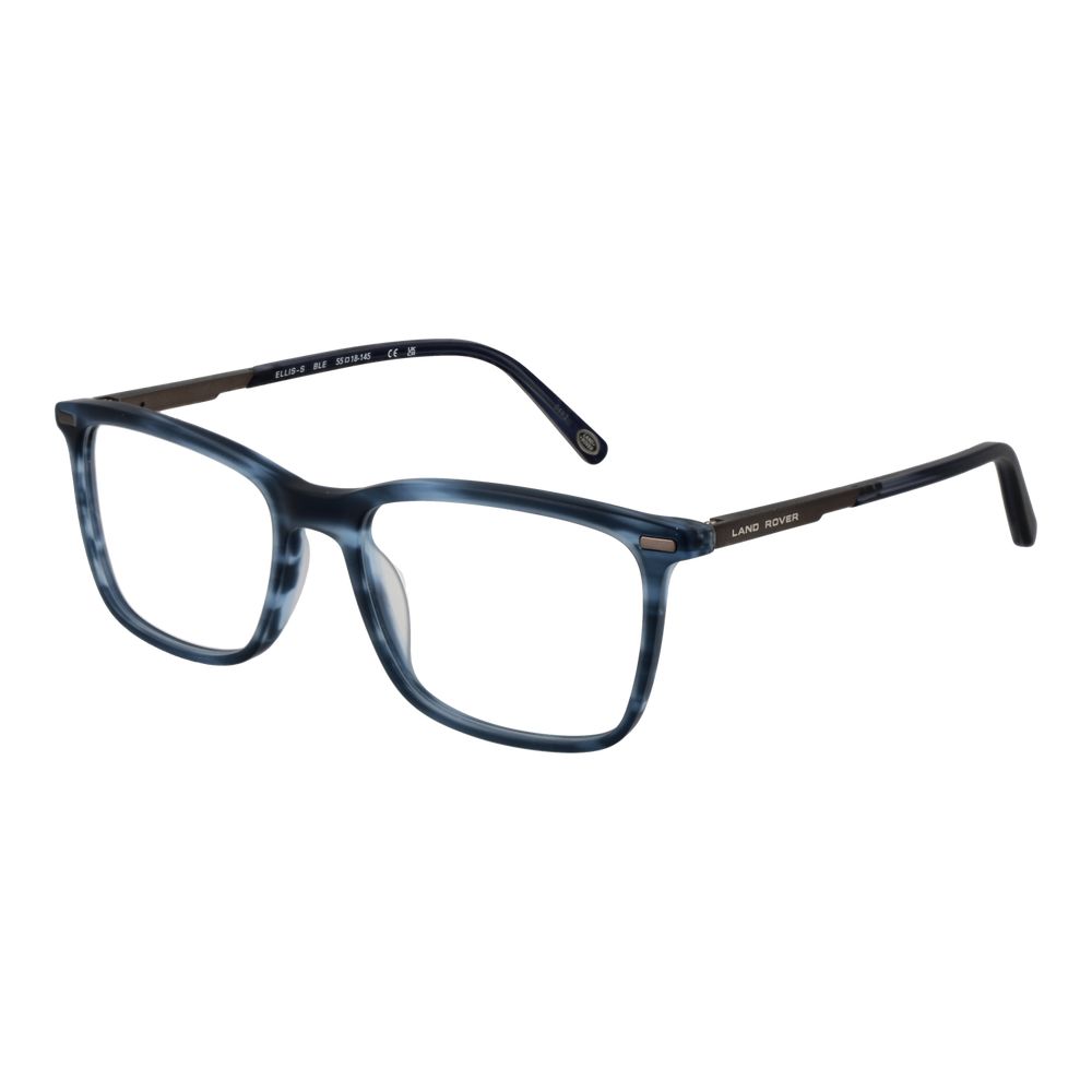 Land Rover Men's Blue Acetate & Metal Optical Glasses – 55mm