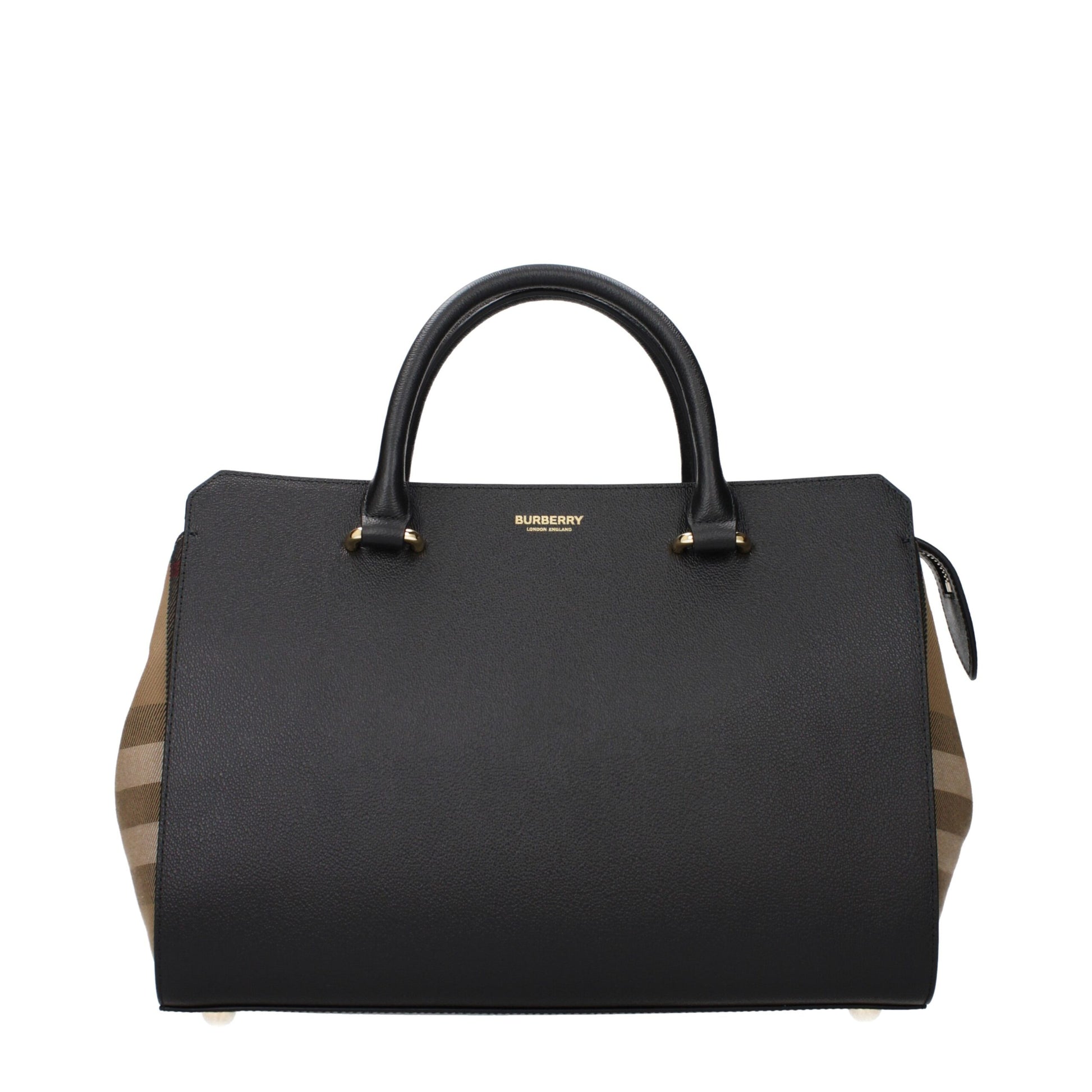 Burberry Black Leather Handbag - Timeless Luxury Redefined