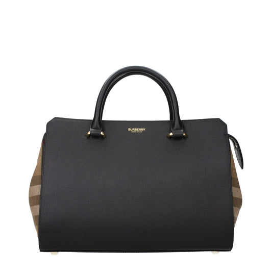Burberry Black Leather Handbag - Timeless Luxury Redefined