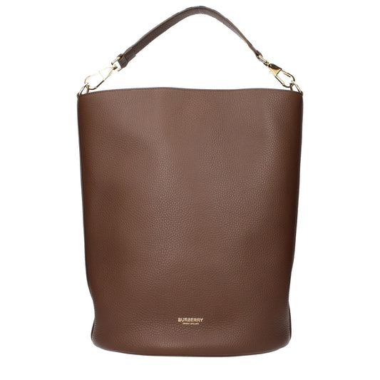 Burberry Brown Leather Handbag: Timeless Sophistication
