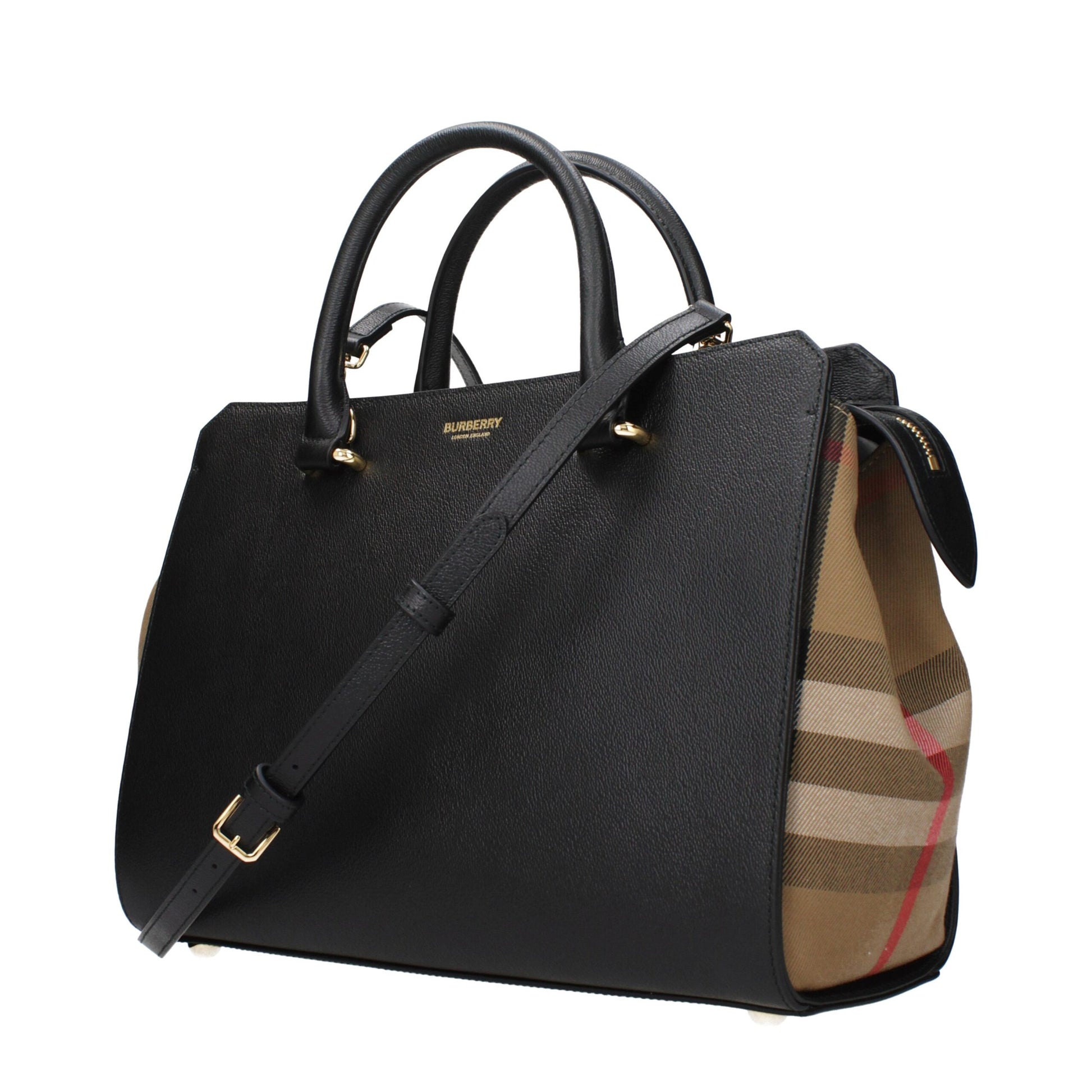 Burberry Black Leather Handbag - Timeless Luxury Redefined