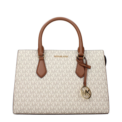Michael Kors Beige Fabric Handbag: Effortless Elegance