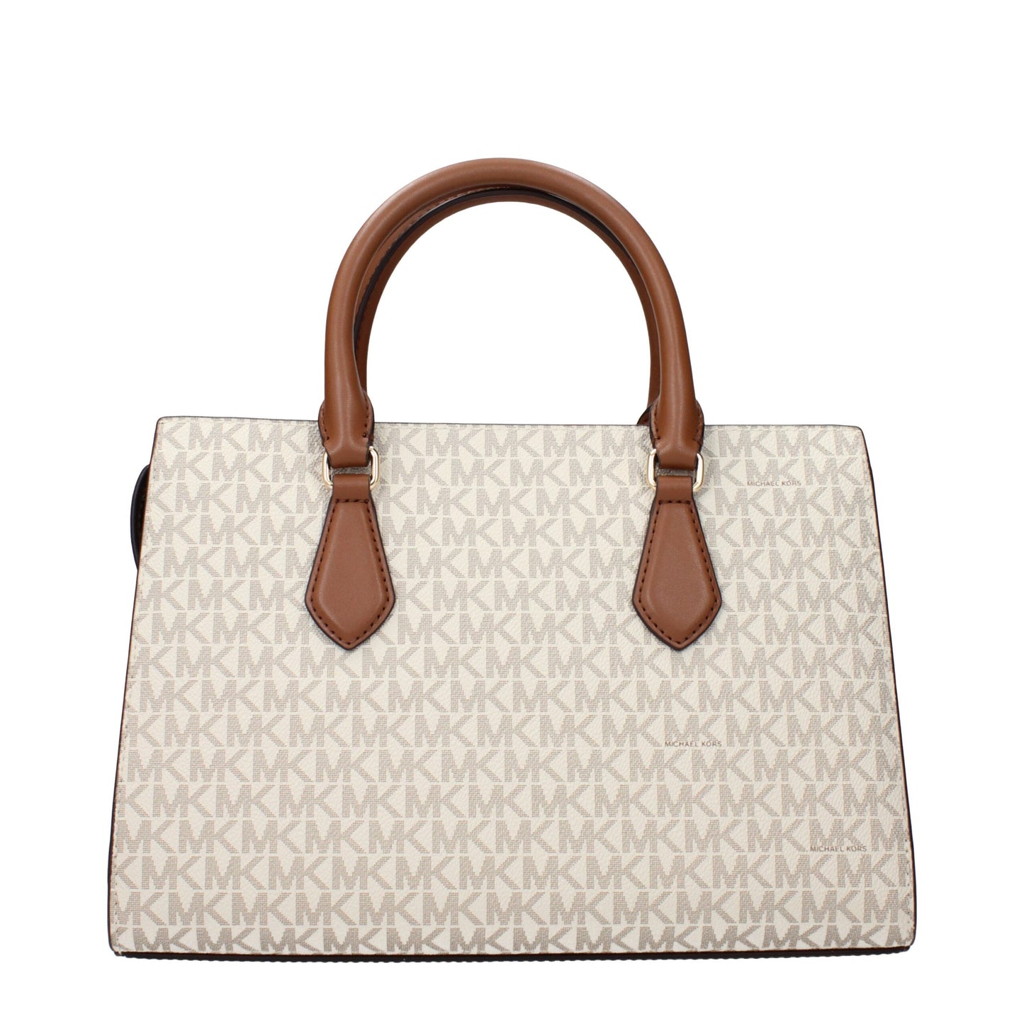 Michael Kors Beige Fabric Handbag: Effortless Elegance