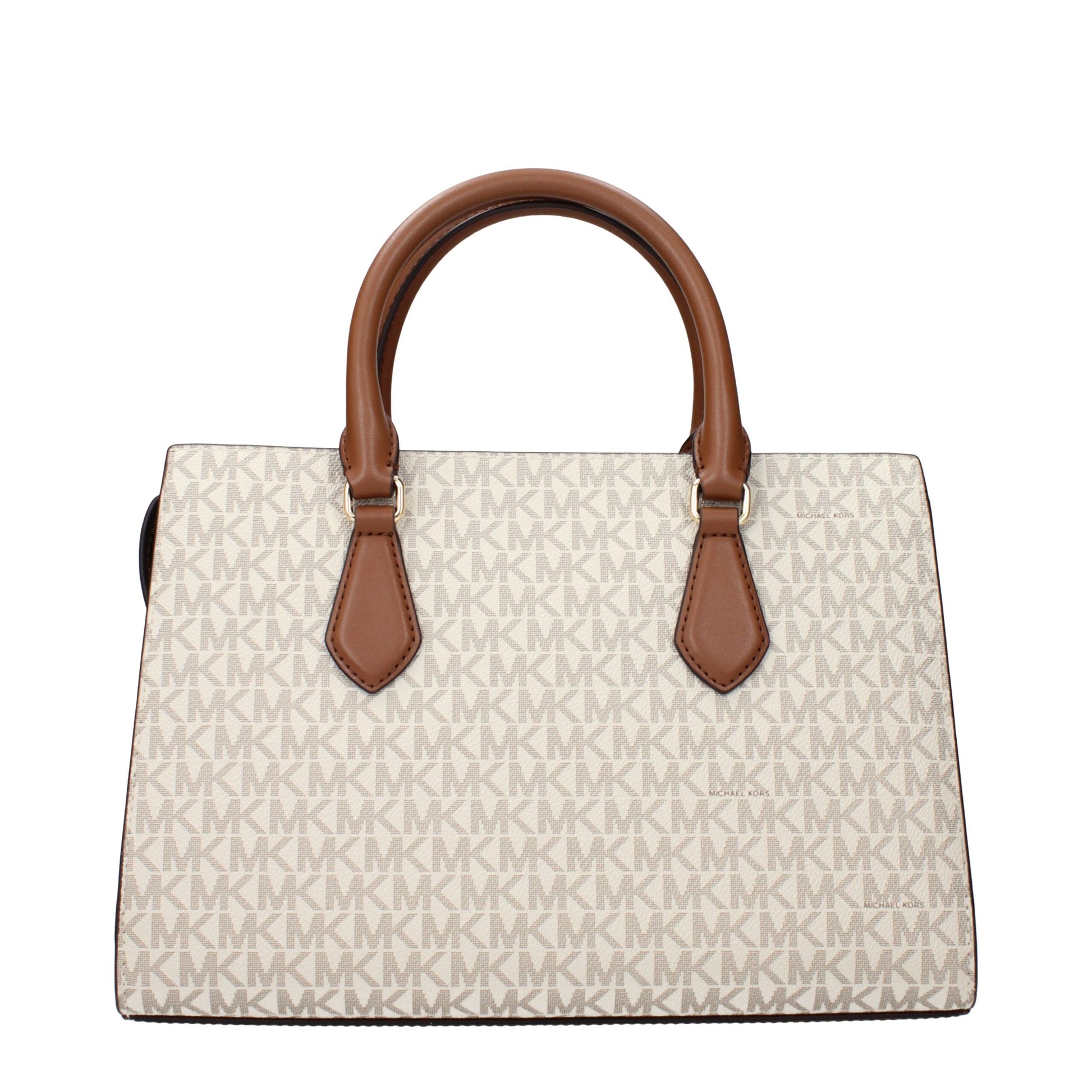 Michael Kors Beige Fabric Handbag: Effortless Elegance