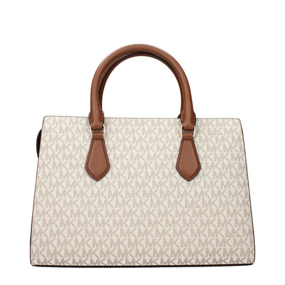 Michael Kors Beige Fabric Handbag: Effortless Elegance