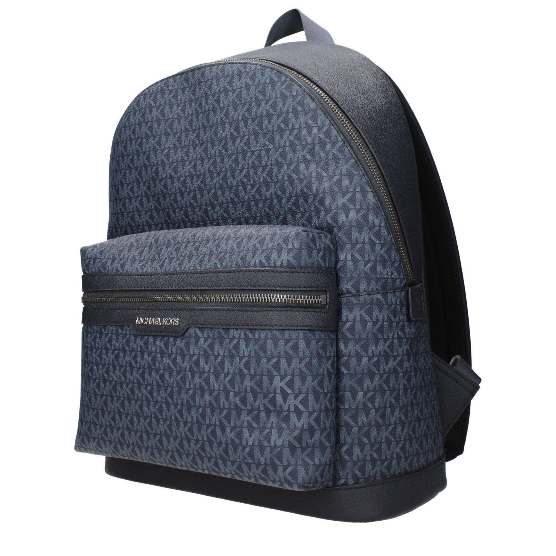 Michael Kors Blue Fabric Backpack – Effortless Style and Practicality
