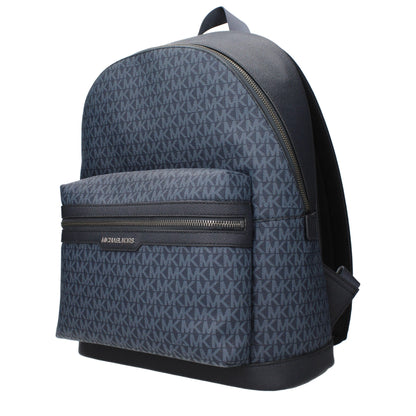 Michael Kors Blue Fabric Backpack – Effortless Style and Practicality