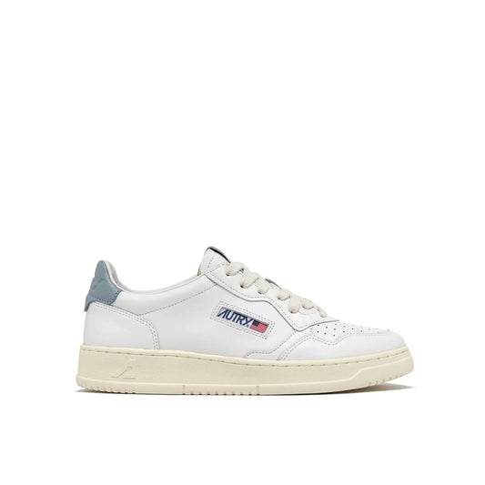 Autry White Leather Low Top Sneakers for Women