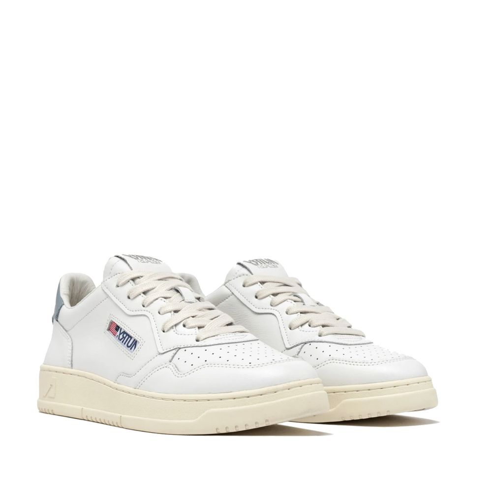 Autry White Leather Low Top Sneakers for Women