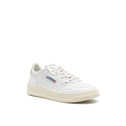 Autry White Leather Low Top Sneakers for Women