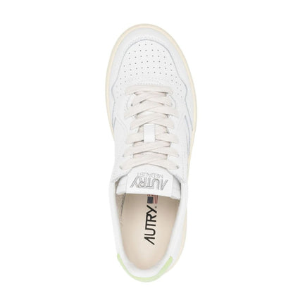 Autry White Leather Low Top Sneakers for Women