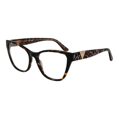 Guess Women’s Optical Glasses – Brown Cat Eye Frame, 55mm