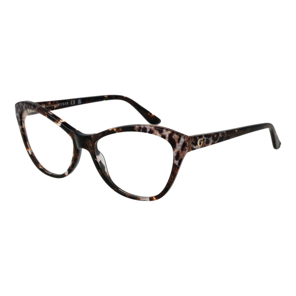 Guess Women’s Optical Glasses – Brown Cat Eye Frame, 56mm