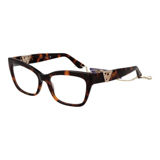 Guess Women’s Optical Glasses – Brown Cat Eye Frame, 54mm