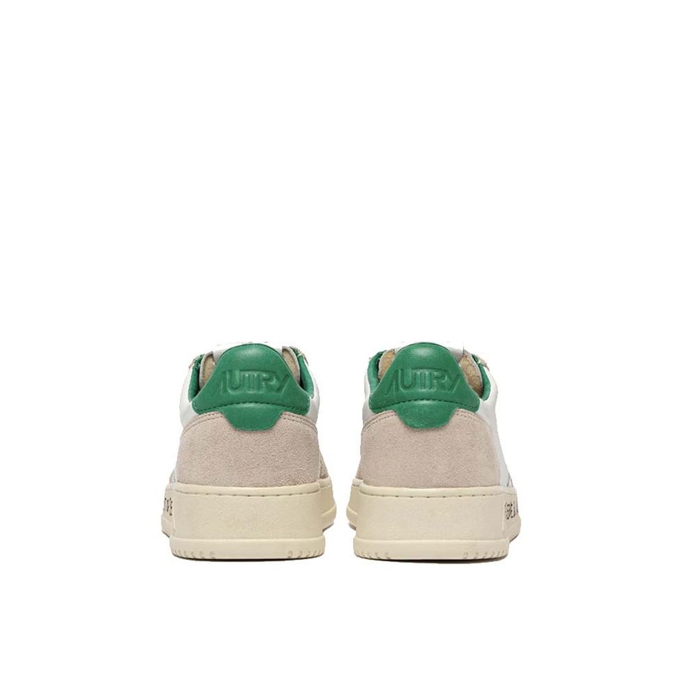 Autry White Leather Low Top Sneakers for Women