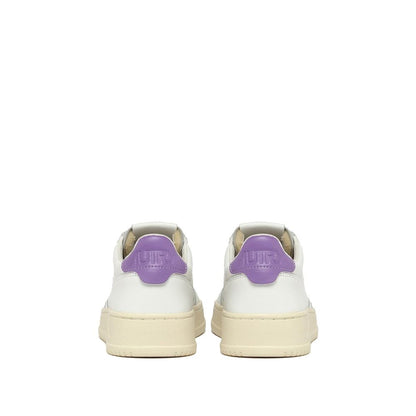 Autry White Leather Low Top Sneakers for Women