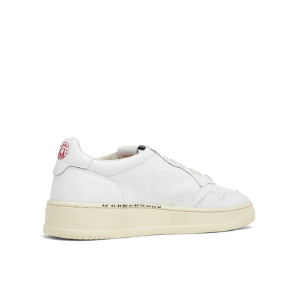Autry White Leather Low Top Sneakers for Women