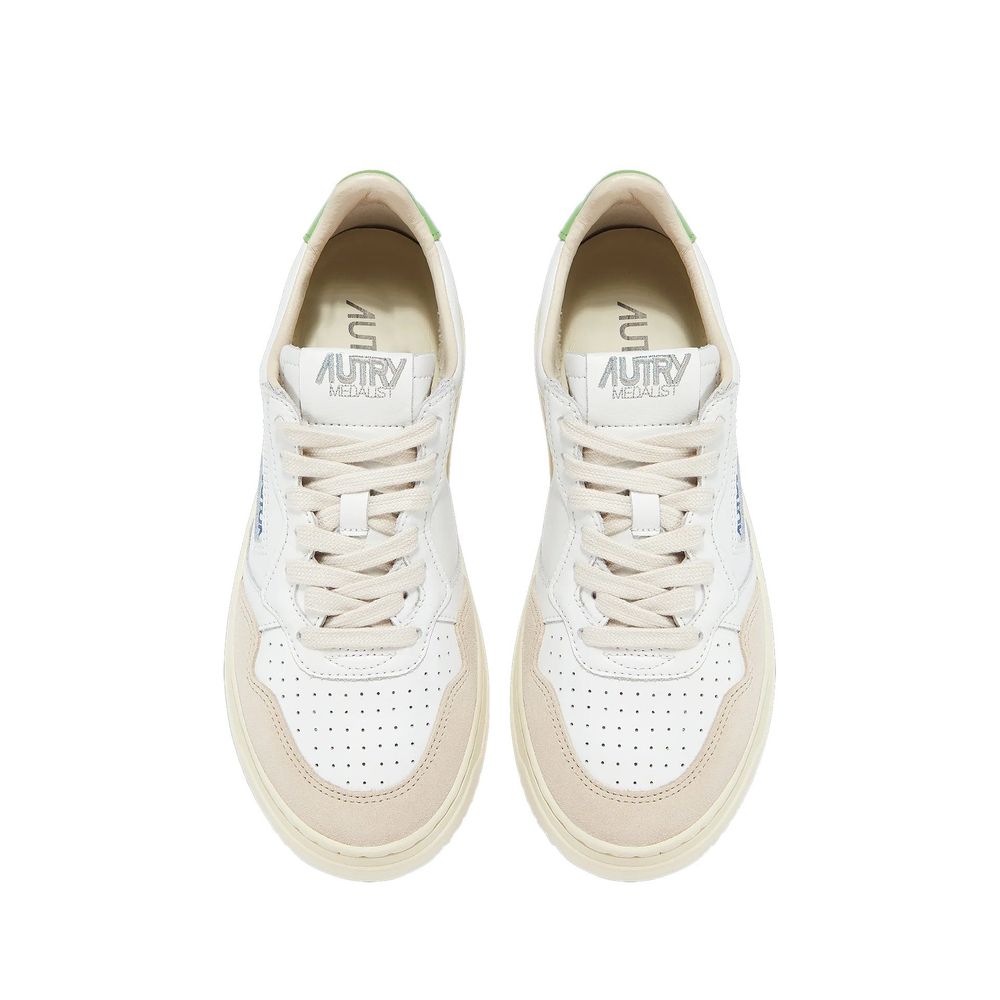 Autry White Leather Sneakers for Women