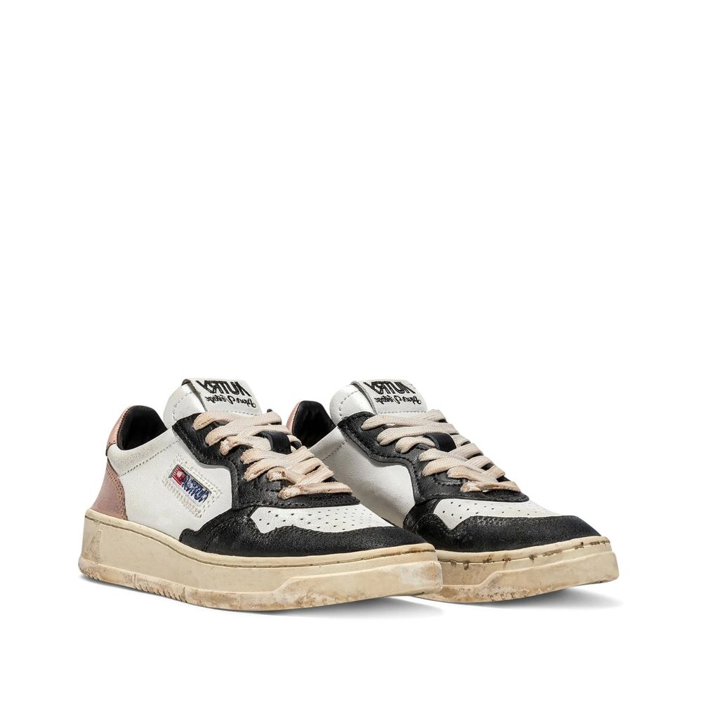 Autry White Leather Low Top Sneakers for Women