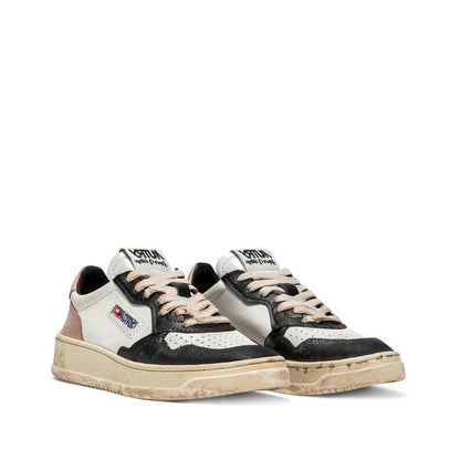 Autry White Leather Low Top Sneakers for Women