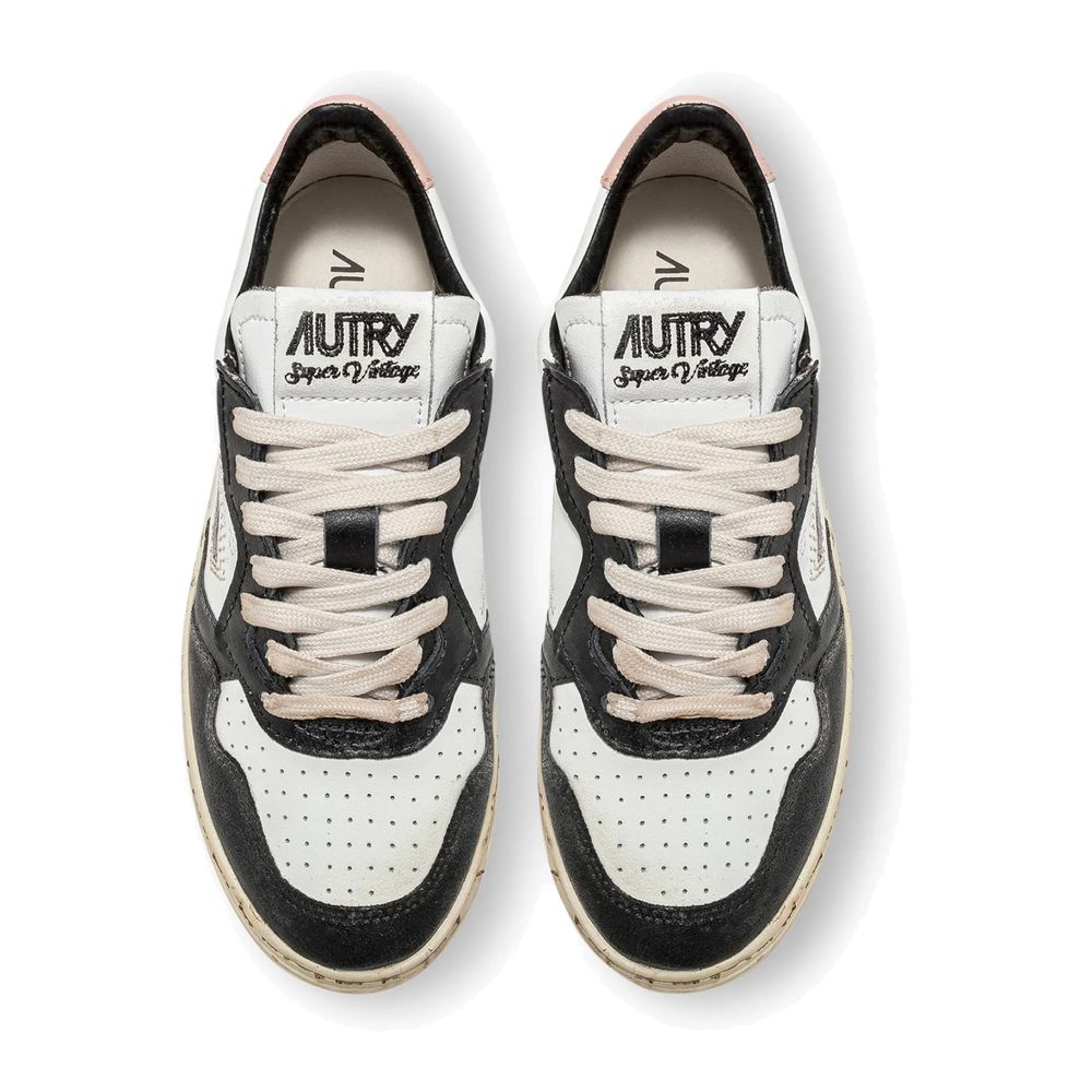 Autry White Leather Low Top Sneakers for Women