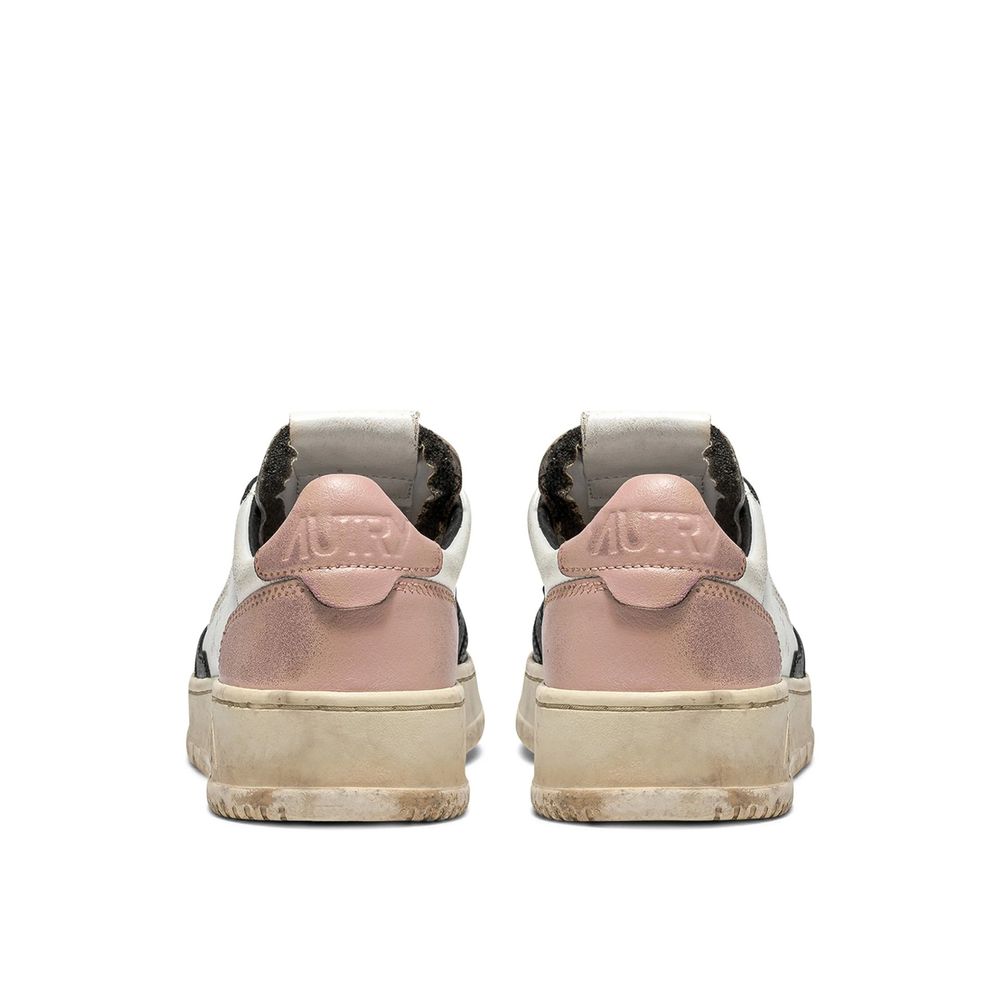 Autry White Leather Low Top Sneakers for Women