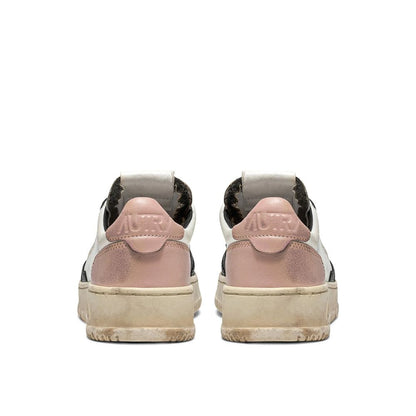 Autry White Leather Low Top Sneakers for Women