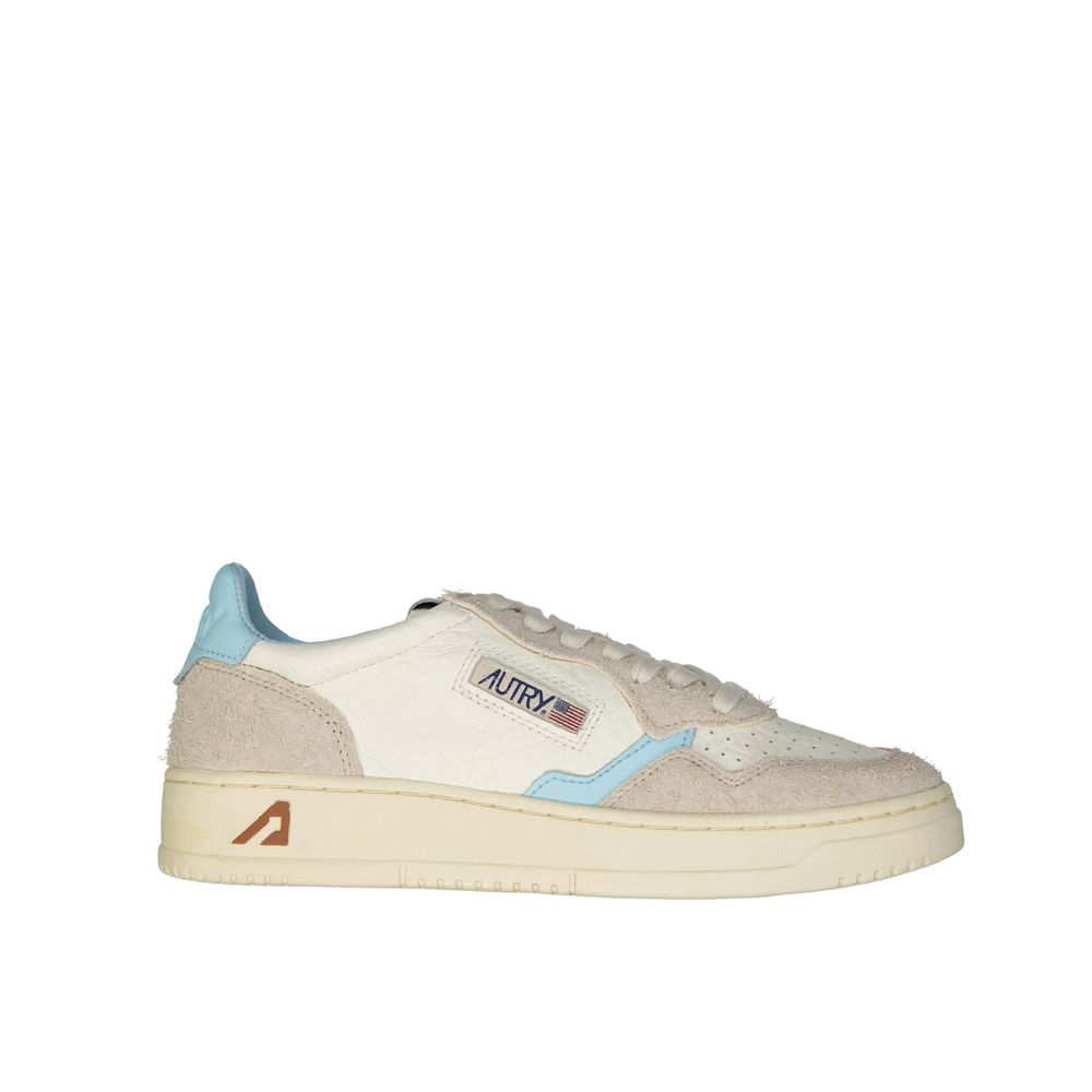 Autry White Leather Low Top Sneakers for Women