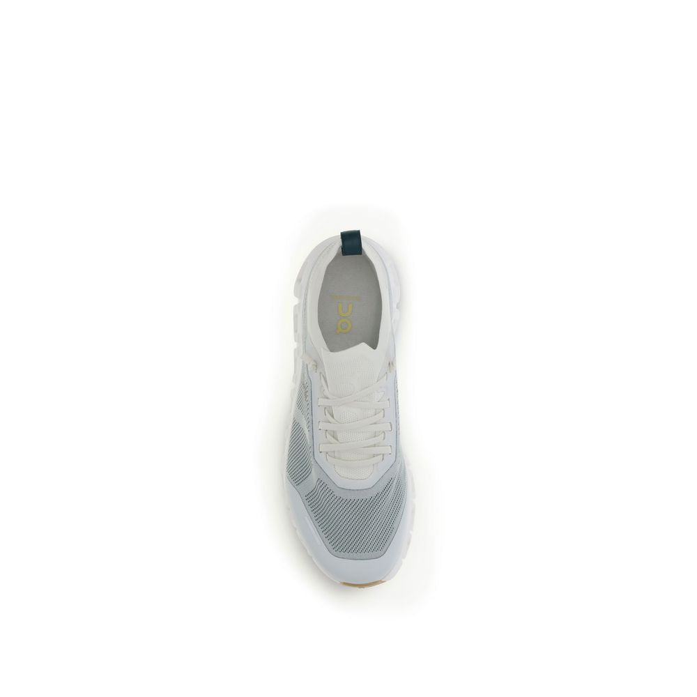 On White Polyamide Athletic Sneakers - Le Cloud 6 Versa