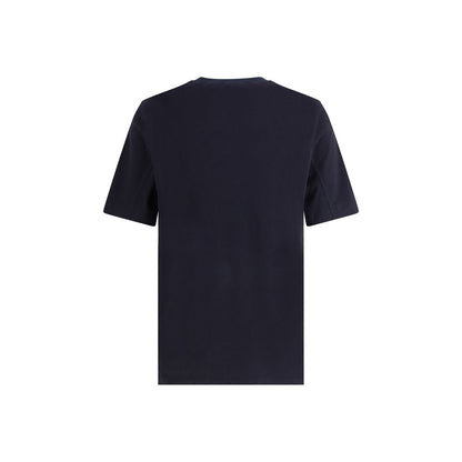 Brunello Cucinelli Blue Cotton Sportswear T-Shirt