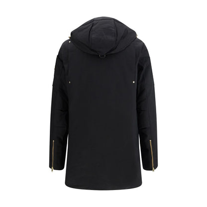 Moose Knuckles Stirling Parka - Black Cotton Luxury
