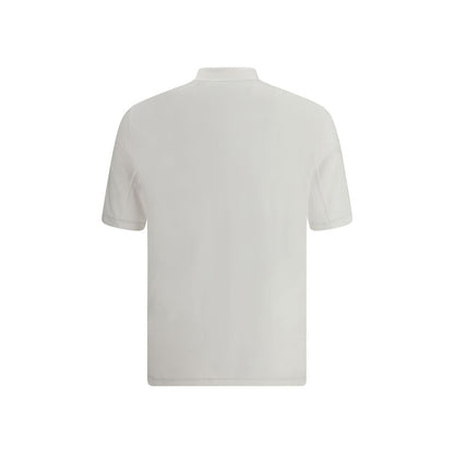 Brunello Cucinelli White Polyamide T-Shirt for Timeless Elegance