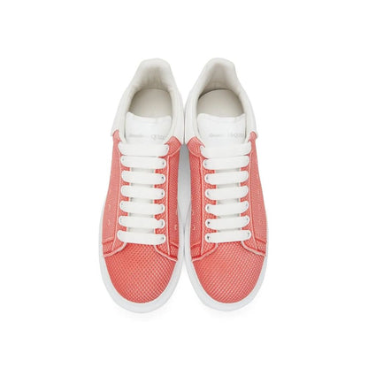 Alexander McQueen Coral & White Degrade Chunky Sneakers