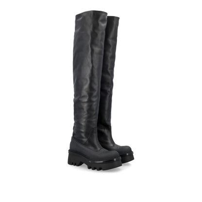 Chloé Black Leather Over The Knee Boots