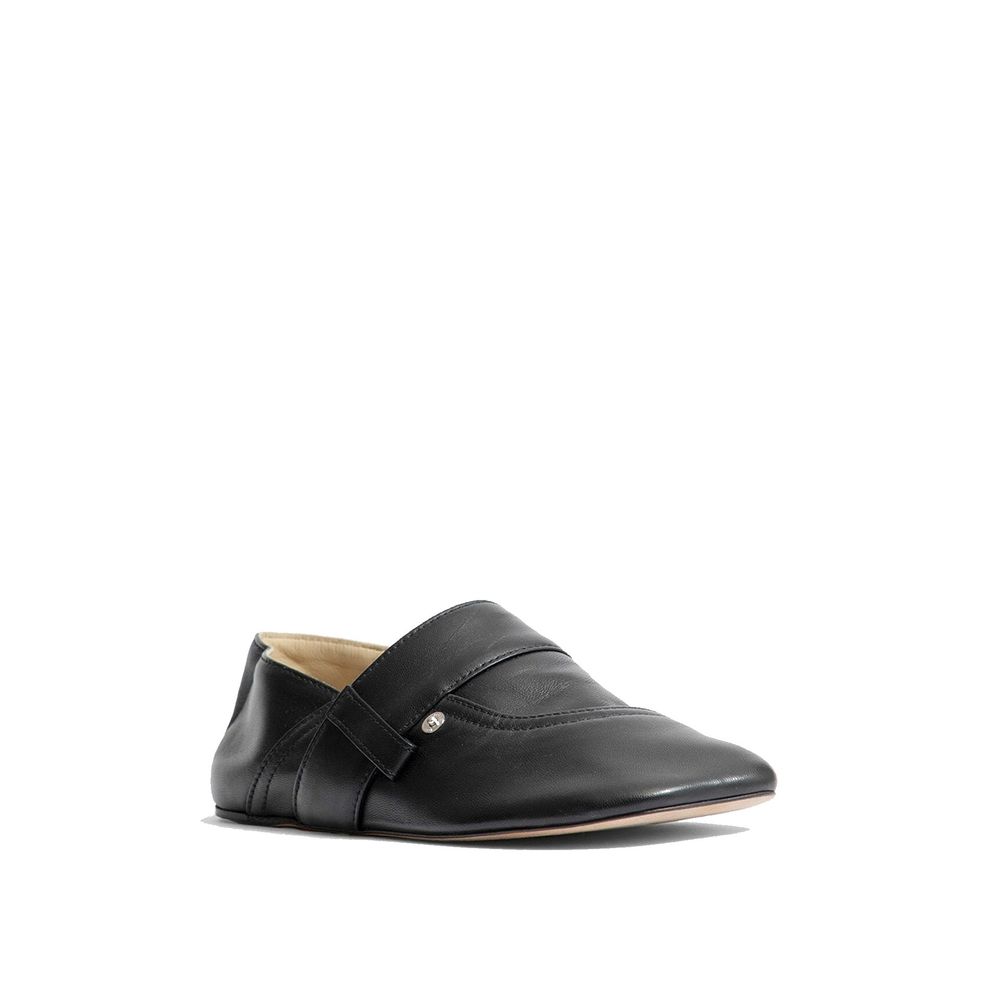 Loewe Black Calfskin Slippers for Women