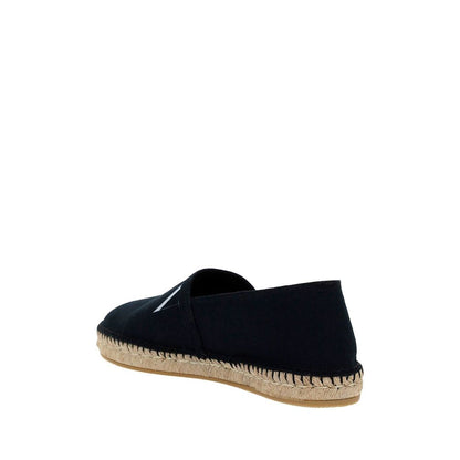 Valentino Garavani Black Canvas Espadrilles for Men