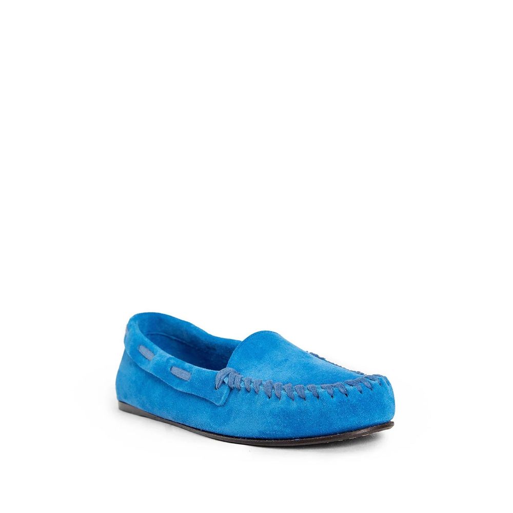 The Row Blue Calfskin Moccasin