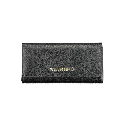 Mario Valentino Black Polyethylene Wallet - Elegance Meets Functionality