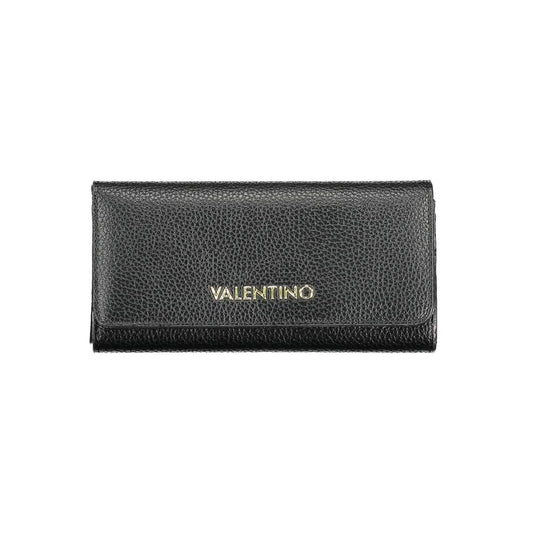 Mario Valentino Black Polyethylene Wallet - Elegance Meets Functionality