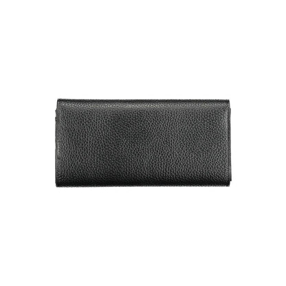Mario Valentino Black Polyethylene Wallet - Elegance Meets Functionality